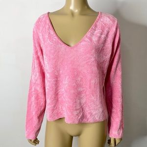 Boston Proper Pink Sweater Med EUC Super Soft